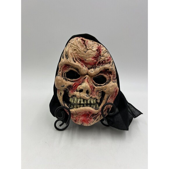 Vintage Fun World / Easter Unlimited Inc Adult Hooded Bloody Face Mask - Picture 1 of 2